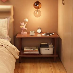 床头柜置物架简约现代家用卧室小型出租屋收纳储物柜极窄床边柜子