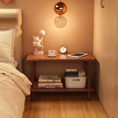 中古风床头柜加粗实木腿承重稳固