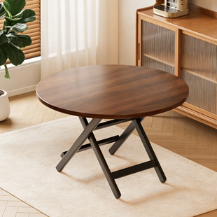 可折叠桌餐桌家用小户型桌子简易吃饭桌子出租屋户外便携摆摊圆桌