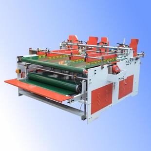 供应纸箱后道工序 糊盒机2000型 异形箱糊箱机 双头压合式