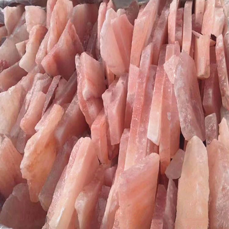 汗蒸房盐屋毛石水晶玫瑰盐块盐粉粒砂盐片不规则双面平盐片两面切