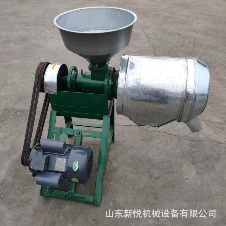新款180家用锥形磨面机家庭作坊用锥形磨面机电动辣椒磨粉机
