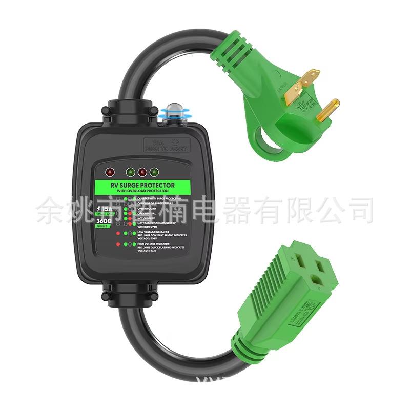 浪涌保护30A转15A房车电源转换线美式转换线TT-30Pto5-15R