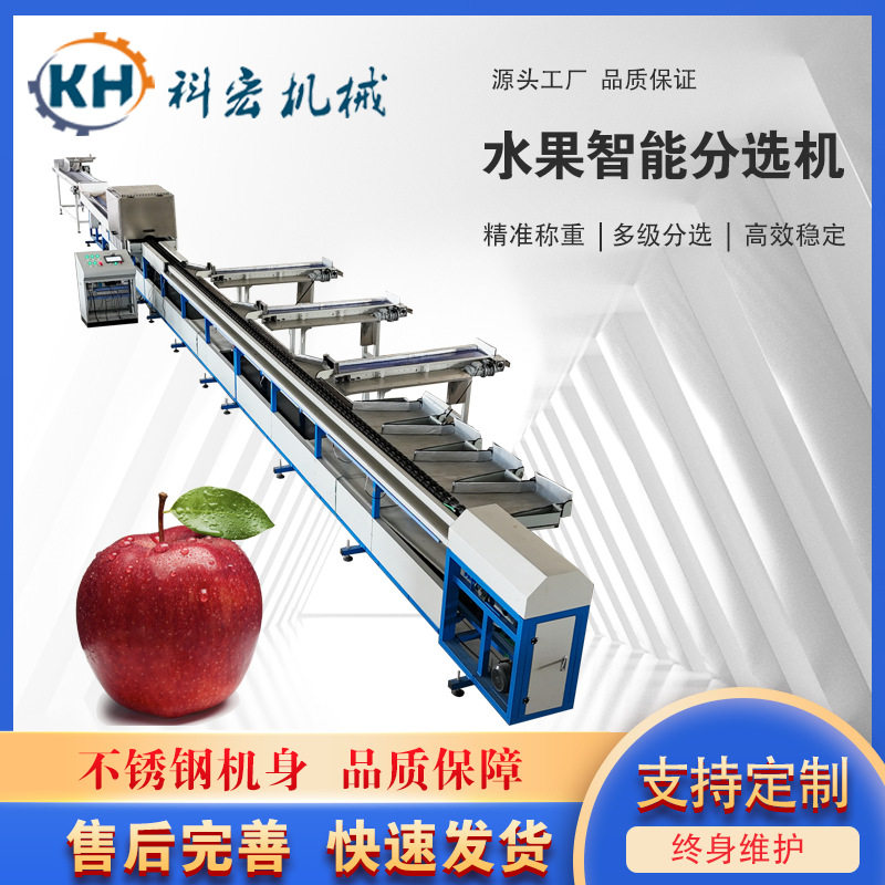 科宏机械水果智能分选机 橘子沃柑柑橘类重量分选机 洋葱智能分拣