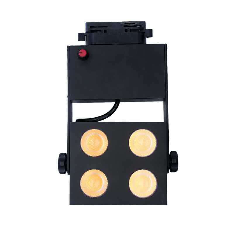 LED方形轨道灯 博物馆画廊橱窗展示灯20W 40w60w80w四线轨道灯