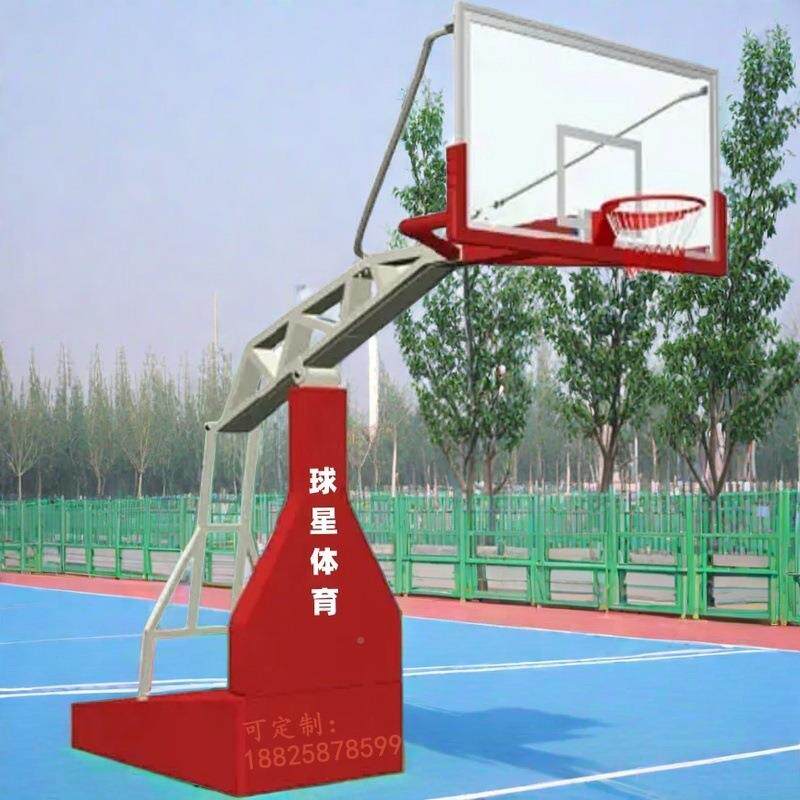 呼伦贝尔兴安篮球商用俱乐篮球架架鄂尔斯球星多篮球架标部989准