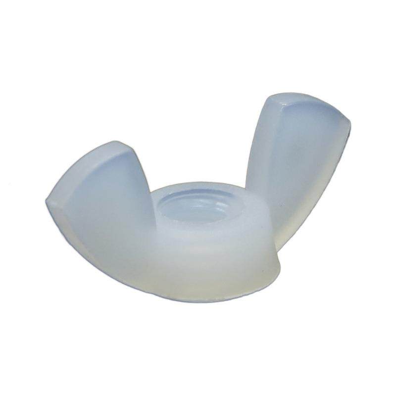 尼塑龙白色蝶形螺母塑料元宝螺帽料蝴蝶型胶丝帽HIXM3M螺4M塑5M6M