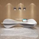 前台烤教漆吧台型育机构接待台销异售中心询台美容院咨收银台