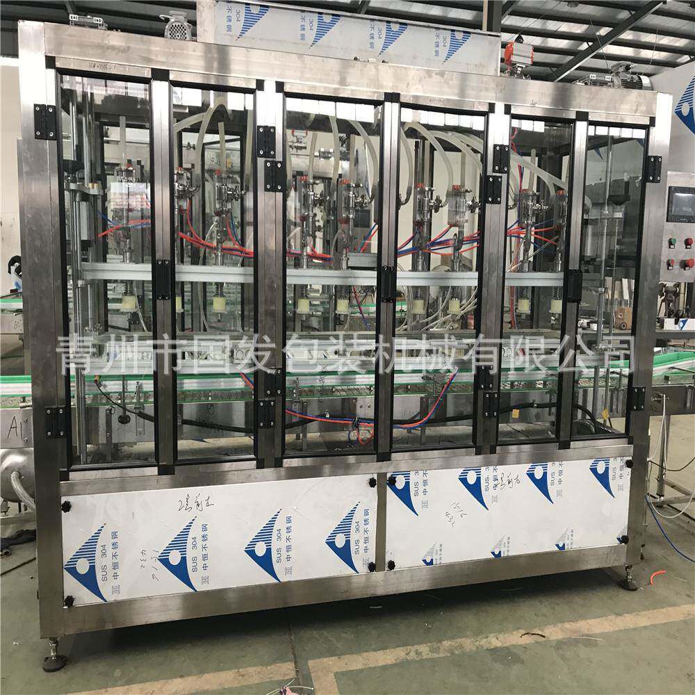 国酒发机械白黄酒酒线米395酒葡萄灌装机 全自动直负压灌装机