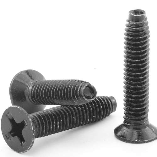 8.8级黑色十字沉三角牙螺丝自攻机牙锁紧角牙螺钉MHOO3//M头4M5/