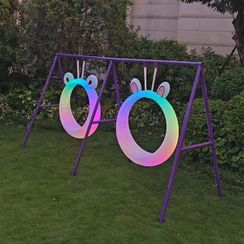 户外网云熊1吊猫兔子发朵光秋千露营草坪装饰月亮椅拍照打红卡摇,户外/登山/野营/旅行用品,秋千,淘宝优惠券,粉丝福利购,淘宝优惠卷