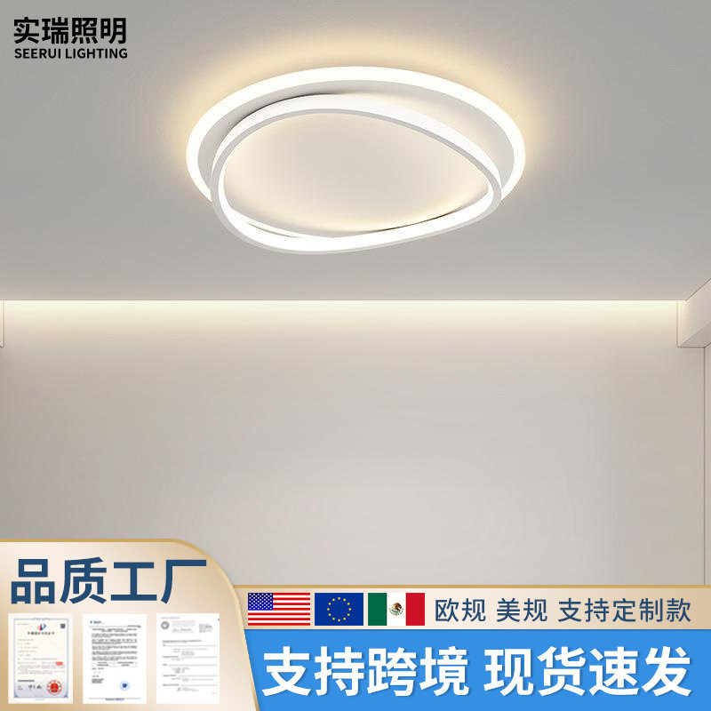 2026年新款卧室灯现代简约大气家用个性书房灯主卧室灯创意吸顶灯