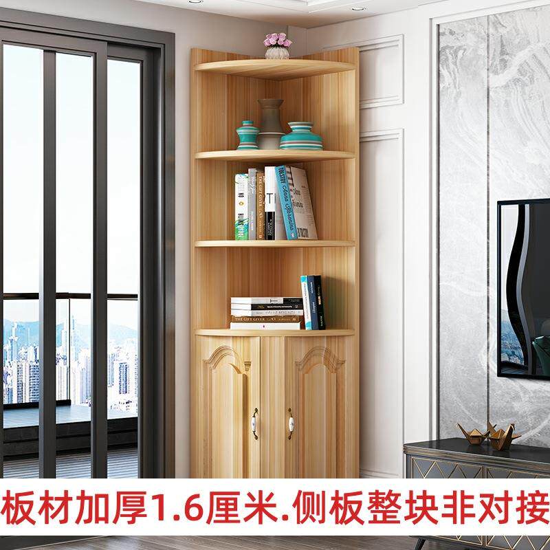 转角柜墙角柜子现代简约拐角边角三角形收纳柜客厅卧室角落置物架