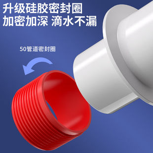 极速沐唯厨房下水三通洗碗机净水前置过滤L器排水管道多功能接头