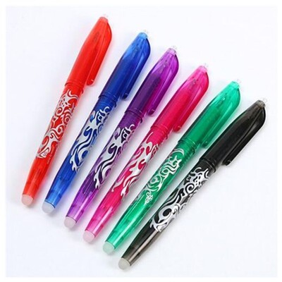 极速8pcs/lot Colorful desuign erasable gel pens School stati
