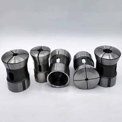 极速厂促52机六角M602牙夹C头弹簧钢车床型后拉式弹性筒夹