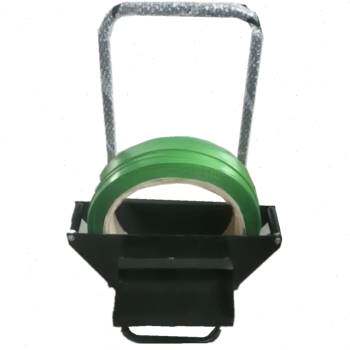 极速新品塑钢打包带小推车带盘车圆盘塑钢带打O包机盘车PP打包带