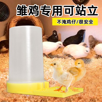 新品芦丁鸡专用h饮水器卢丁鸡水壶鹌鹑雏自动喝水神器小幼鸡育雏