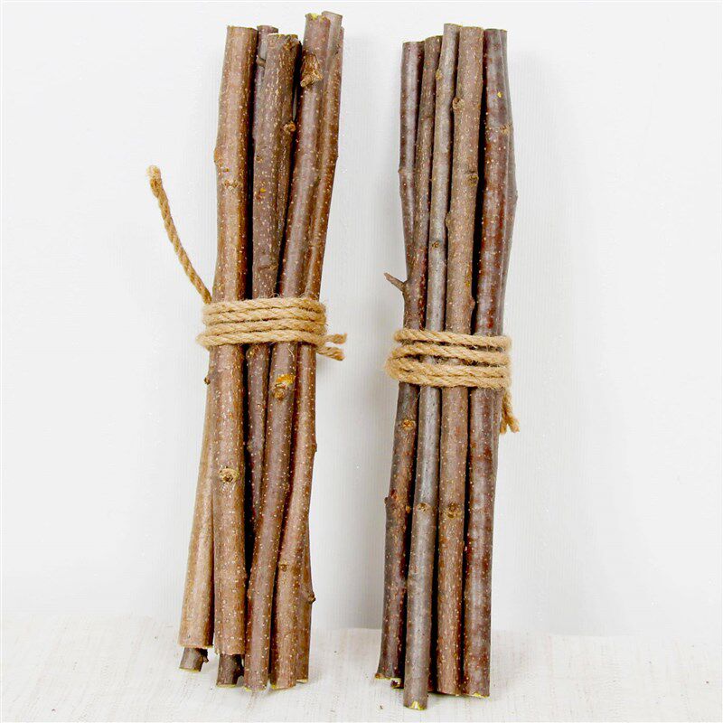 极速树枝装饰干枝树枝天然干枯枝手工diy短木段R原木枝木片幼儿园