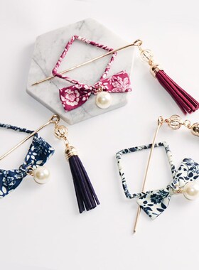 极速china wind bob hair ornament Dall-match classical plate