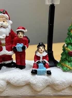 极速可爱雪人圣诞装饰品家居摆件跨境发光小夜灯小孩Y同学生日礼