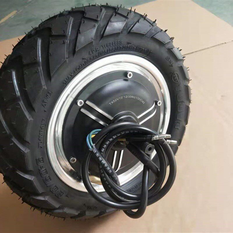 极速10寸前后驱电动滑板车电u机36V48V52V真空胎马达改装配件无刷