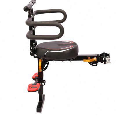 极速电动车儿童座椅前置t可折叠可升降护栏脚踏板坐椅电动自行车