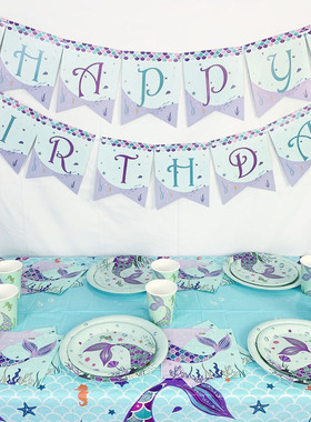 极速Mermaid Theme nParty Decoration DIY Hanging Jellyfish La