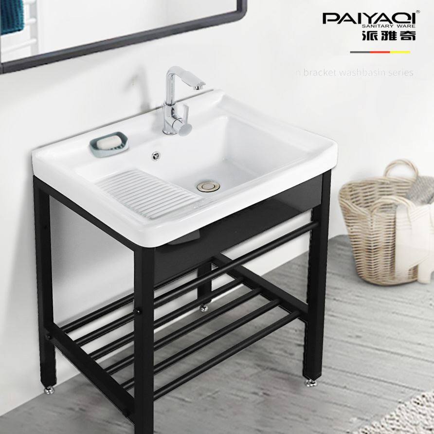 极速阳台洗水槽h不f锈钢洗衣盆带搓衣板落地简易洗衣槽农村院子洗,家装主材,盆、台一体成型式台盆,淘宝优惠券,粉丝福利购,淘宝优惠卷