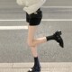 紧身显瘦a字打底靴裤 极速孕妇b短裤 黑色百搭外穿时尚 春夏秋季 新款