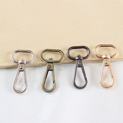 极速5pcs 4 Sizes Metal Swivel Trigger LobstePr Clasp Snap Ho