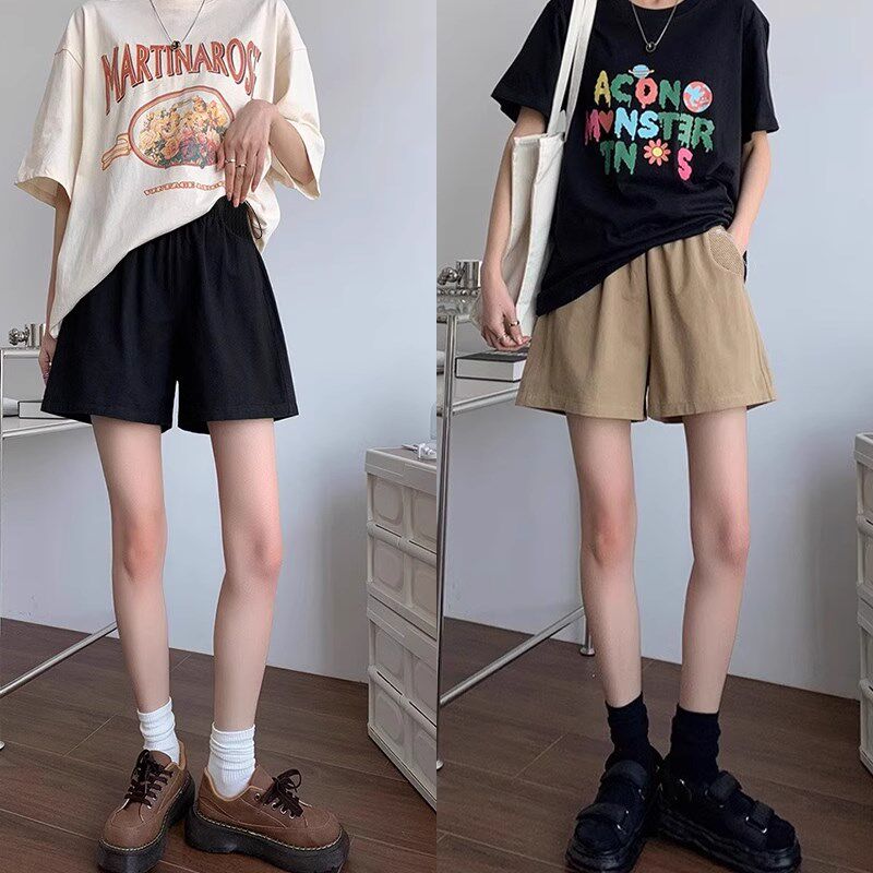 极速孕妇短裤夏季薄款无托腹外穿五分阔腿裤202R5新款休闲打底裤