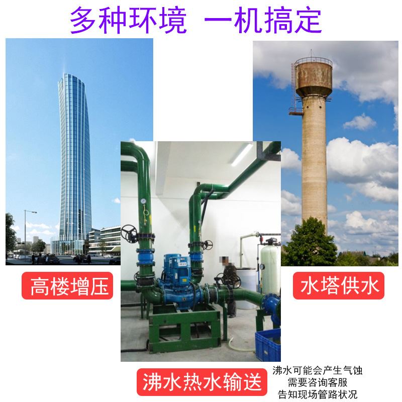 极速卧式管道离心泵ISW40-250BH冷热水循环泵锅炉管道增压泵