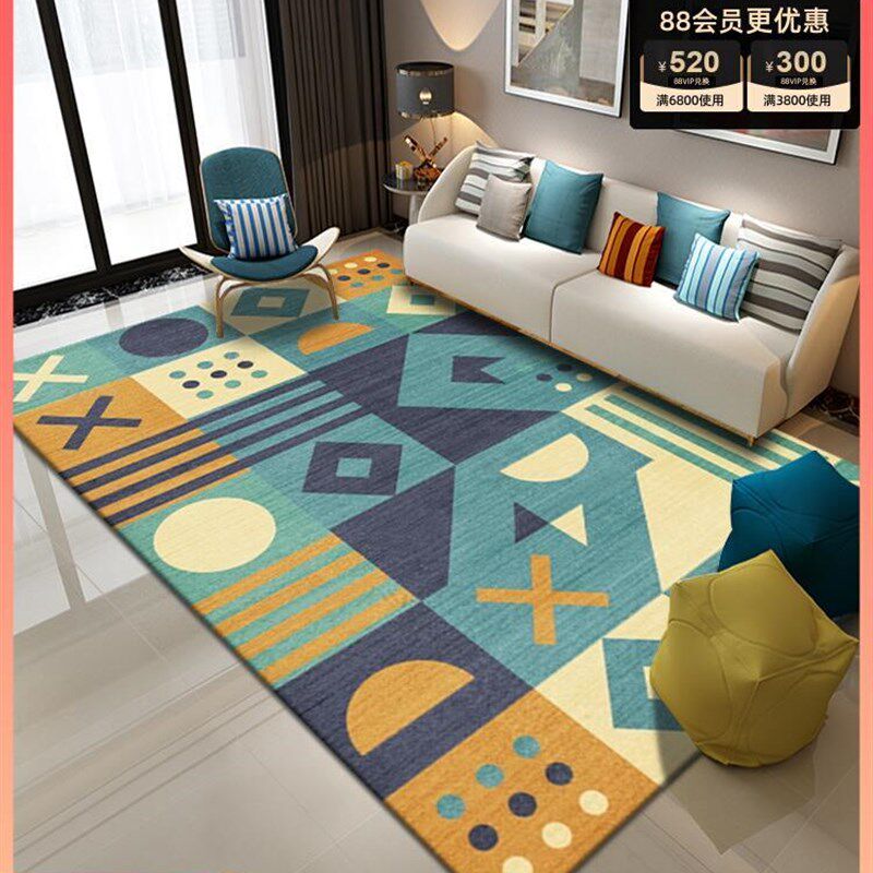极速Plush Carpets For Living Room Soft Fluffy RRug Home Deco