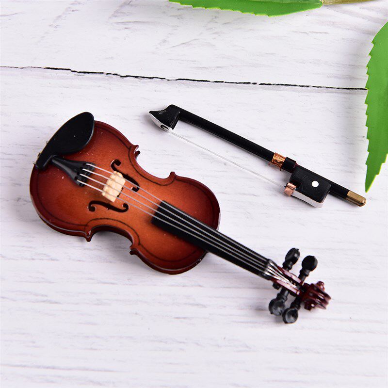 极速8cm Wooden Musical Instruments ColIlection Decorative Or