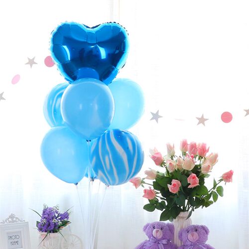 新品New birthday party decorative Sequin balloon taWble floa