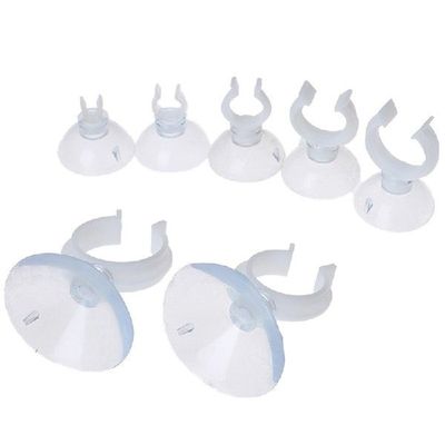 极速10Pcs Rubber Aquarium Fishz Tank Suction Cup Sucker Hold
