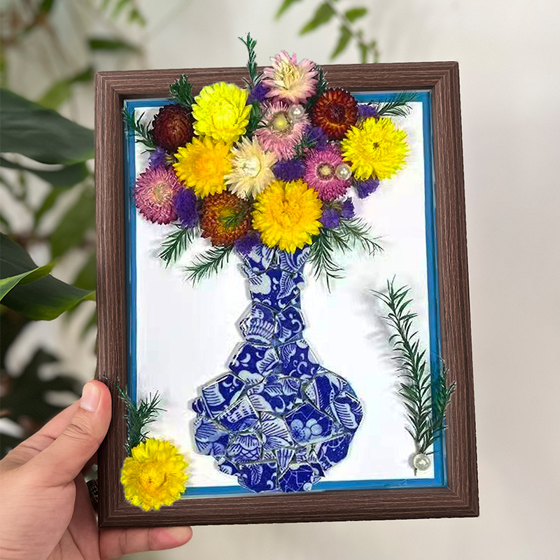 中秋节送礼手工非遗青花瓷