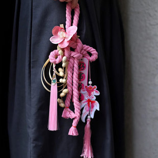 2026新款马年中国结门挂客厅装饰春节过年背景墙玄关元旦喜庆布置