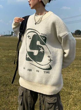 极速Capital Letter Print Solid Color Retro MensT and Women