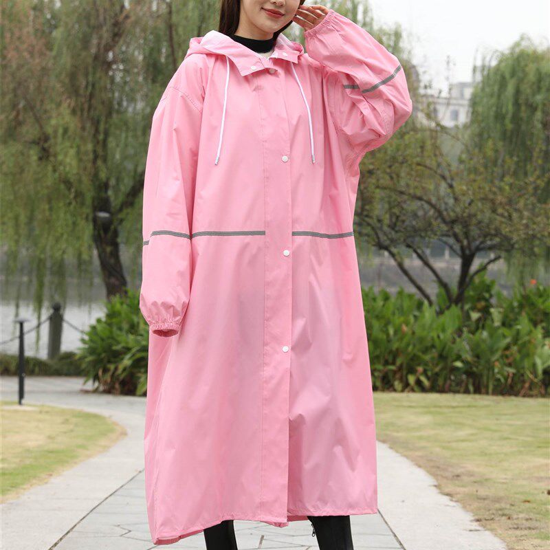 极速大童雨衣青少年初中r小学生男女儿童长款带书包位牛津布防暴