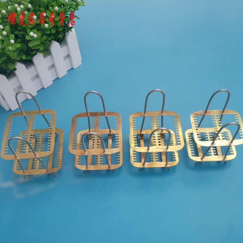 极速不锈钢染色架染色架玻片架切片架铜染色M架载玻片架铜20片染