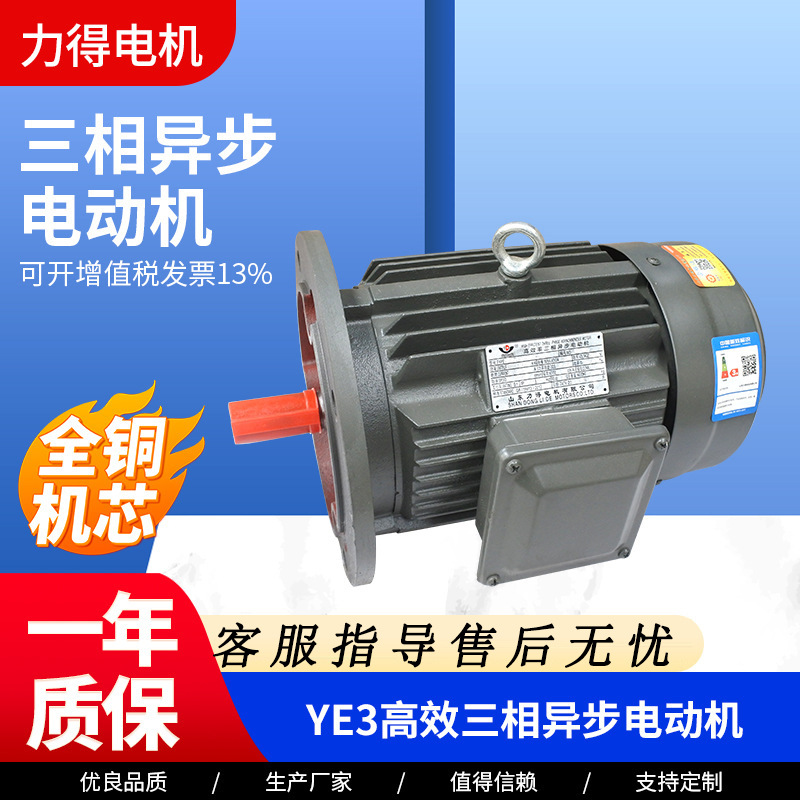 极速三相异步马达YE3-200L-x4-30KW纯铜线变频电机高效节 能三相