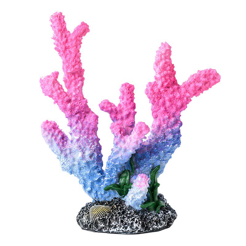 新品仿真珊瑚鱼i缸创意造景摆件假山珊瑚礁装饰品海水缸布景鱼虾