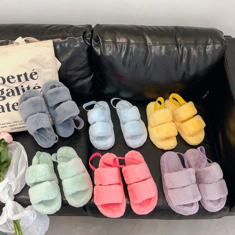 极速Autumn and winter womens shoes colorL heel strap soft p