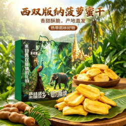 西双版纳特产红肉菠萝蜜干网红零添加非油炸零食云南特产伴手礼