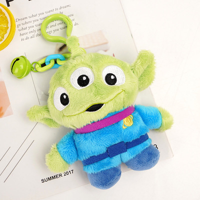 【迪士尼】正版三眼仔挂件毛绒