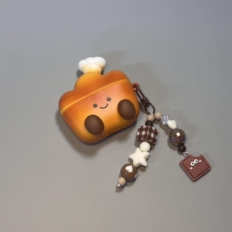卡通可爱创意厨师面包适用AirpodsPro2/3代苹果4代耳机壳华为clip · Airpods 3代 Jellycat厨师面包