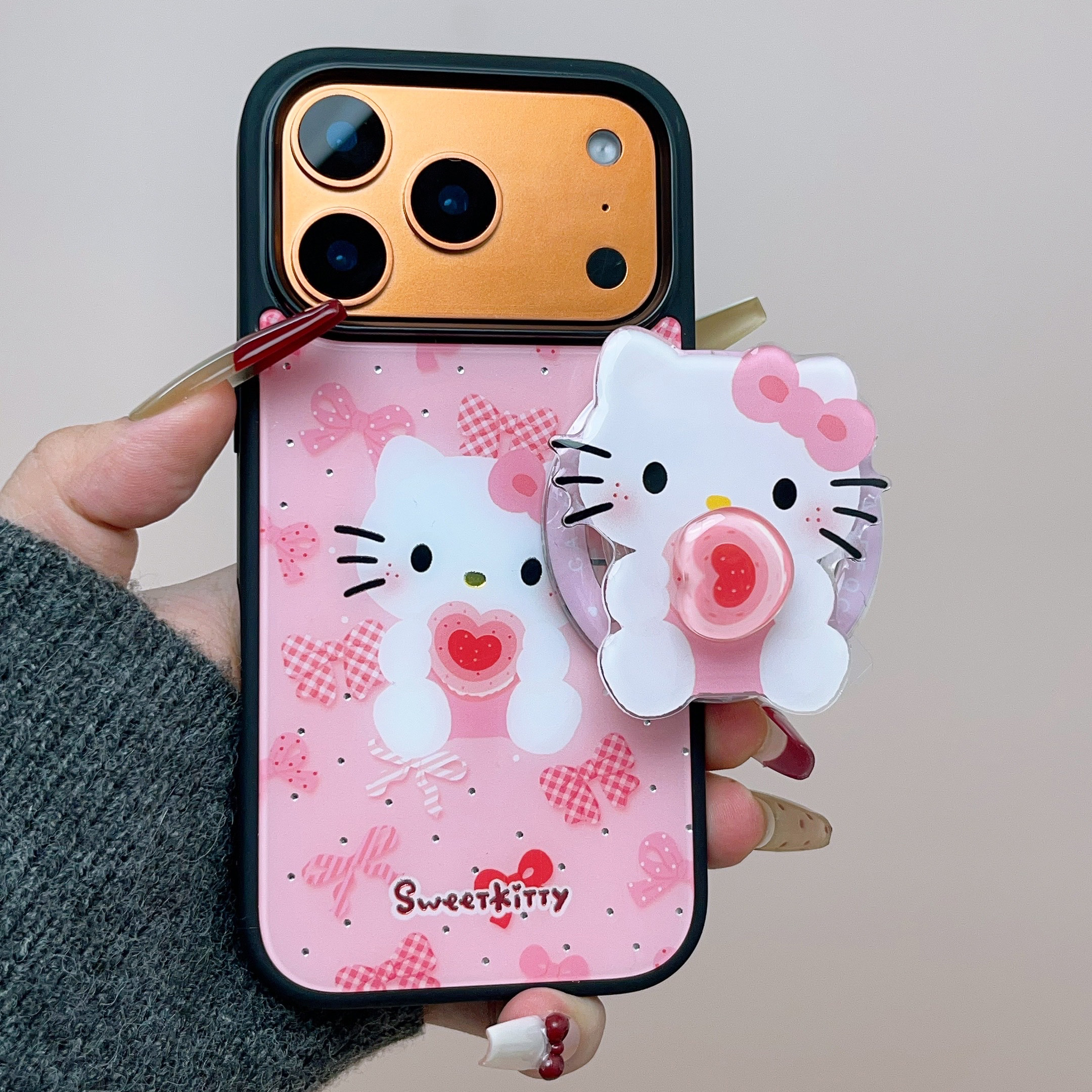 可爱卡通格纹蝴蝶结爱心kt猫适用iPhone17promax手机壳15新款苹果17pro13创意全包防摔16pro超好看17保护套,3C数码配件,手机保护套/壳,淘宝优惠券,粉丝福利购,淘宝优惠卷