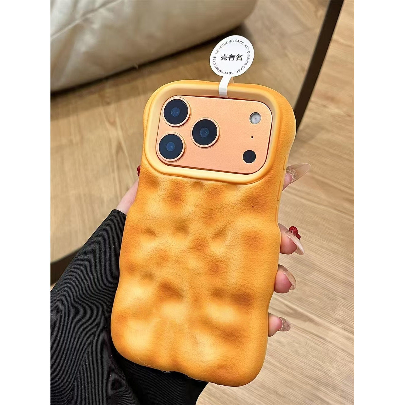 ins风日韩创意苏打饼干适用iPhone17promax手机壳15新款17pro网红女款13创意全包防摔16pro超好看17保护套